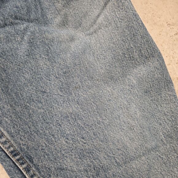 Wrangler Five Star Jeans Mens 40x32 Blue Medium Wash Denim Pants Relaxed Fit Zip - Picture 8 of 11